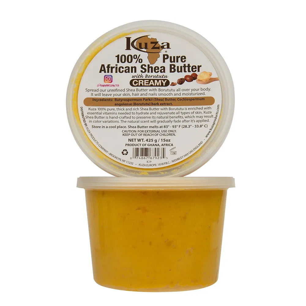 Kuza 100% African Shea Butter CREAMY 15 OZ