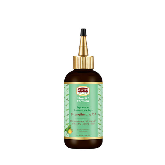 AFRICAN PRIDE Peppermint, Rosemary & Sage Strengthening Oil (4oz)