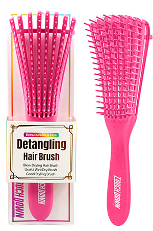 Touch Down Detangling Hair Brush (Hot Pink)