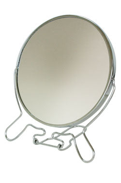Stand Two-Side Round Mirror 6"