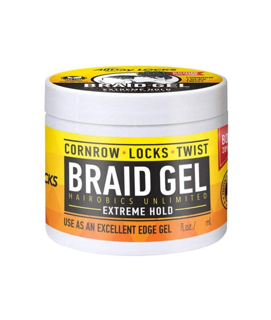 ALLDAY LOCKS Locks Braid Extreme Hold Gel 15oz