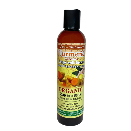 Oilblends Soaps That Heal Turmeric Ginger with Honey Body Wash 8oz