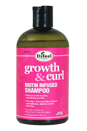 Difeel Growth&Curl Btiotin Shampoo(12oz