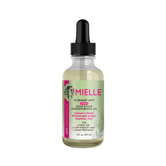 MIELLE ORGANICS ROSEMARY MINT Scalp & Hair Strengthening Oil [LIGHT] 2oz