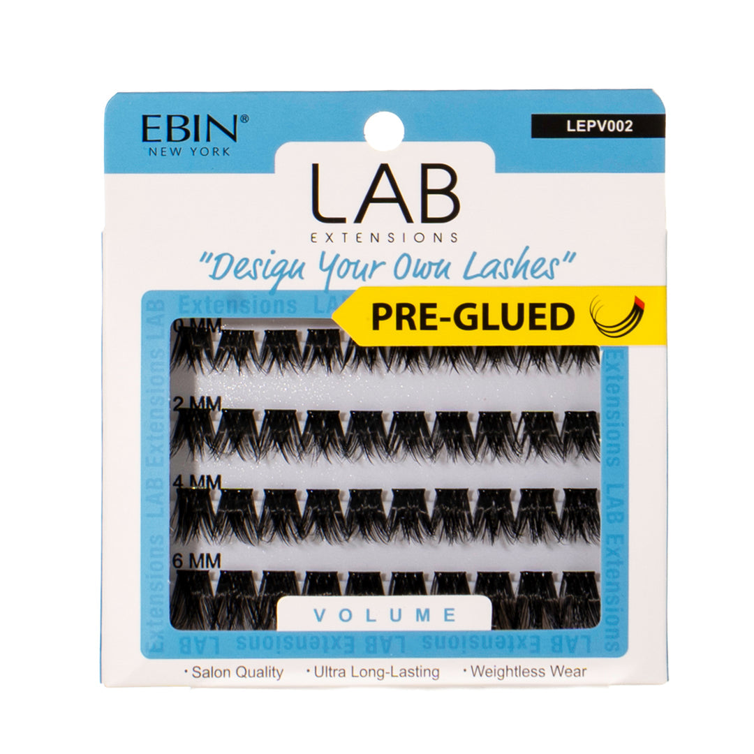 LAB EXTENSIONS DIY Cluster Lashes - Volume (Pre-glued)