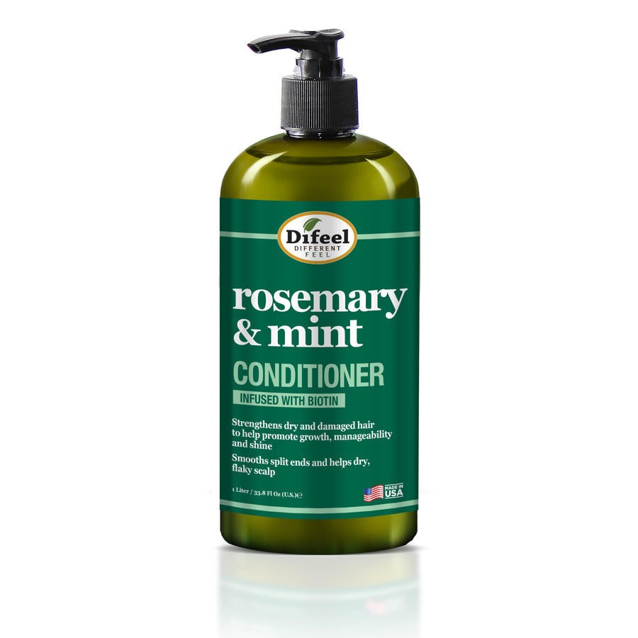 Difeel Rosemary & Mint Strengthening Conditioner (1L. 33oz ]