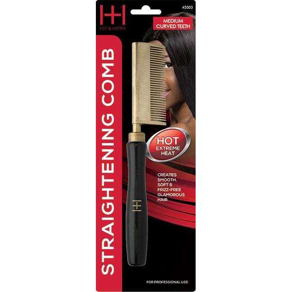 ANNIE Hot & Hotter Electrical Straightening Comb [Medium Straight Teeth]