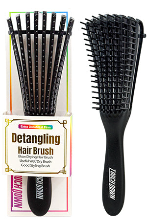 Touch Down Detangling Hair Brush (Black