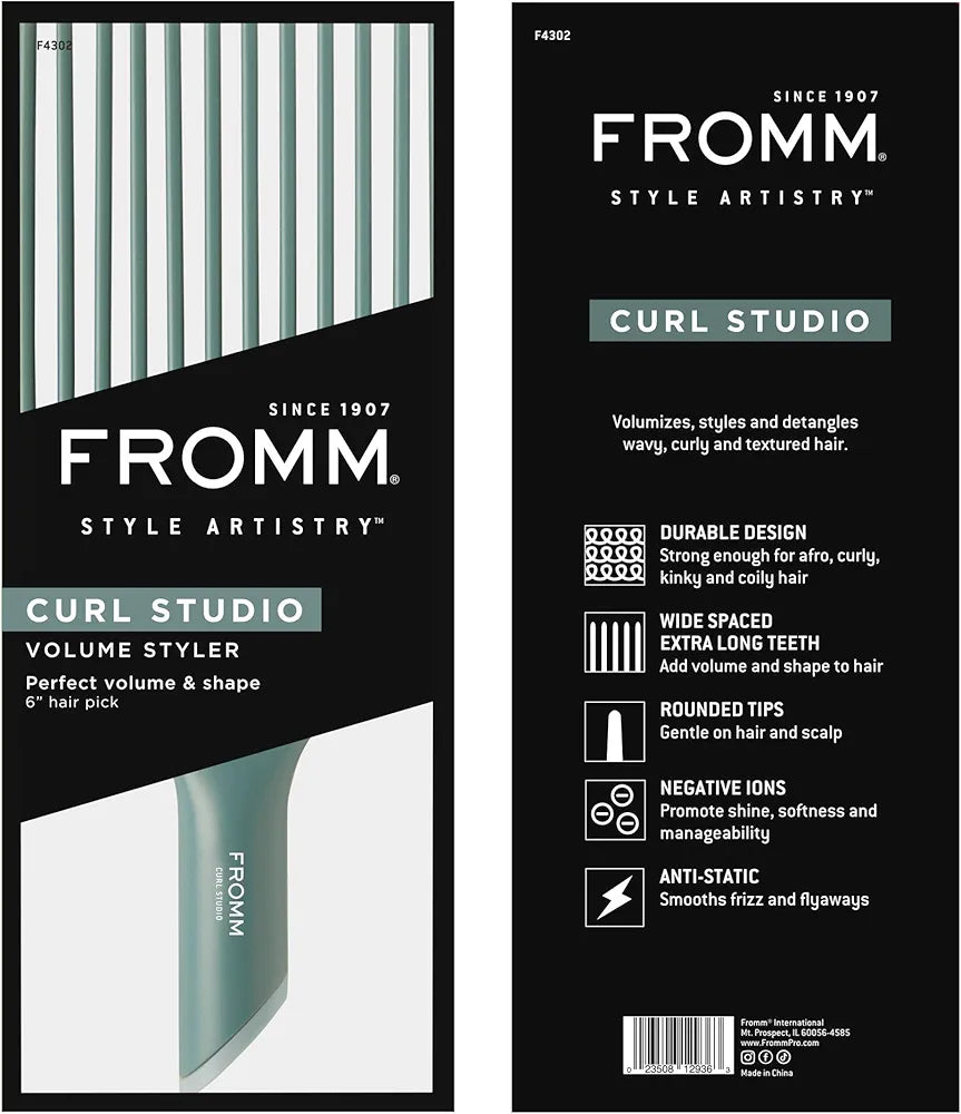 FROMM Volume Styler Hair Pick Comb (6")