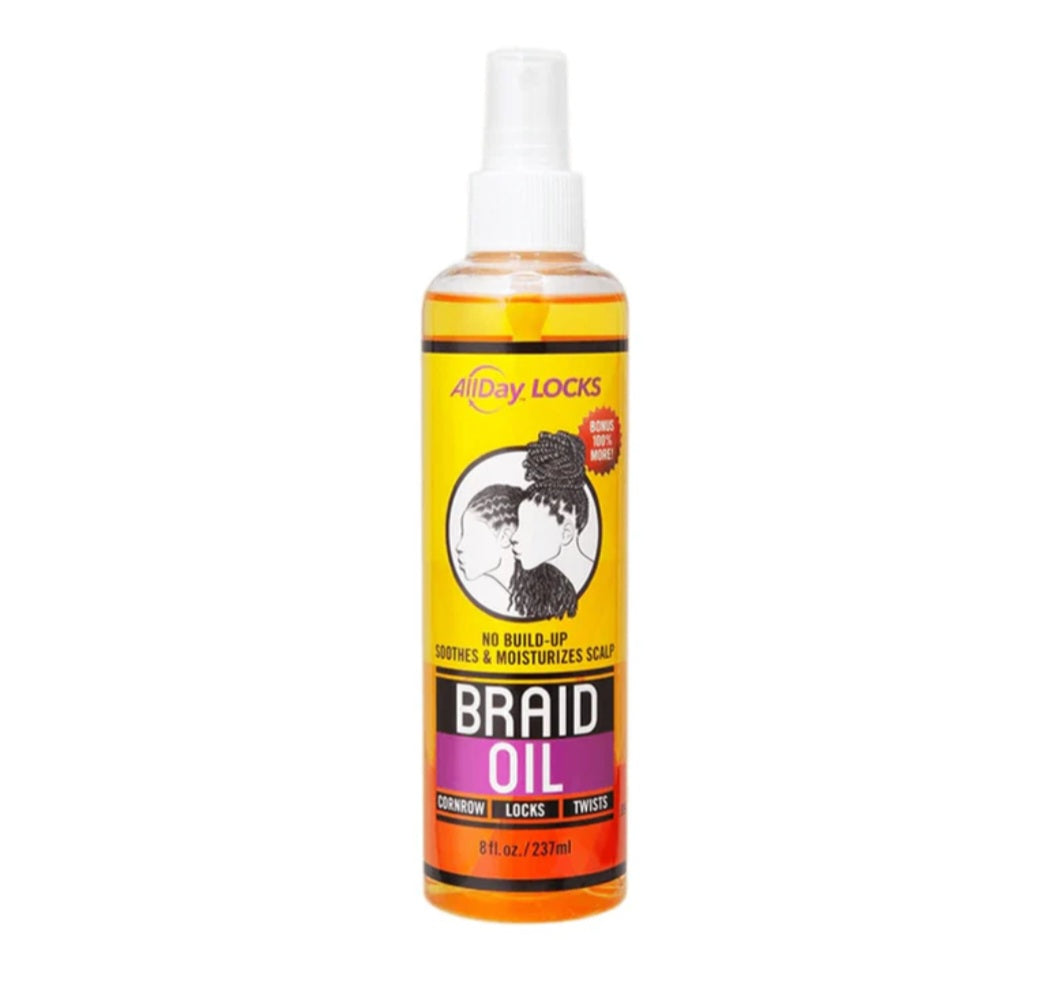 ALLDAY LOCKS Braid Oil 8oz