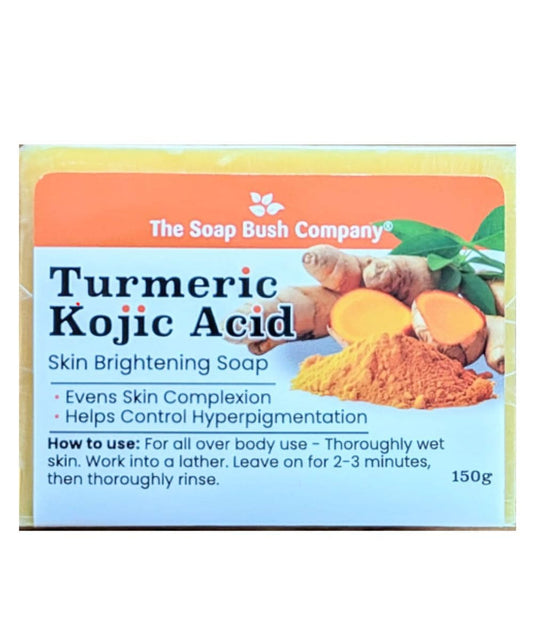 The Soap Bush Company Turmeric Kojic Acid Lightening Soap 150G