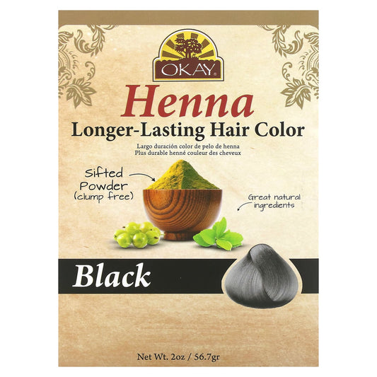 Okay Pure Naturals
Henna, Longer-Lasting Hair Color,  2 oz (56.7 g)