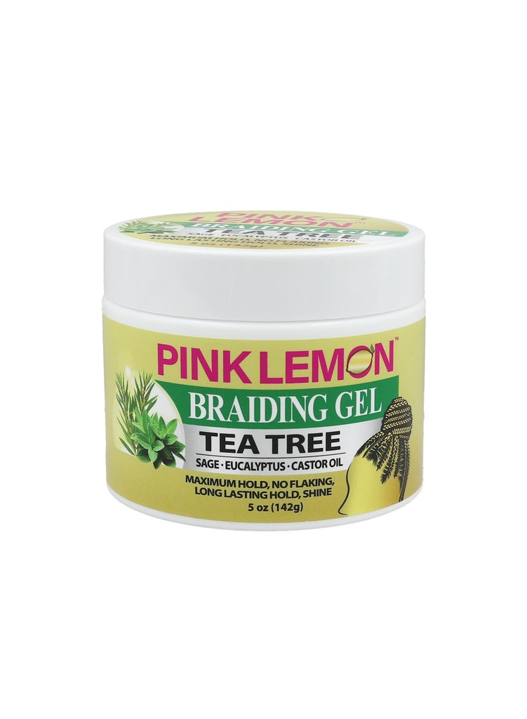 Bellatique Pink Lemon Braiding Gel -Tea Tree (5 oz)