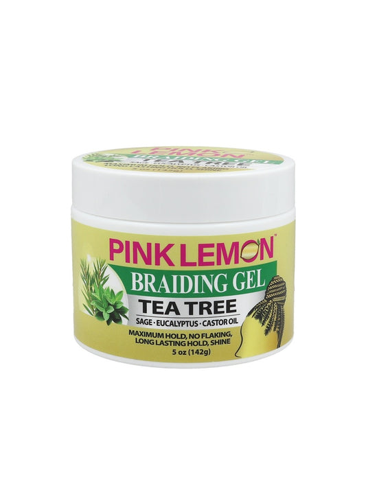 Bellatique Pink Lemon Braiding Gel -Tea Tree (5 oz)