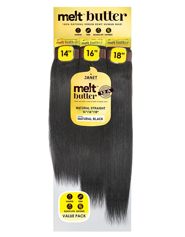 MELT™ BUTTER NATURAL STRAIGHT 3PCS