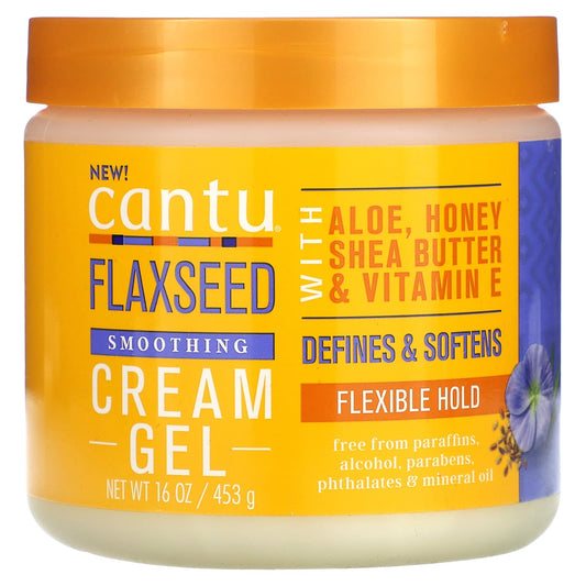Cantu Flaxseed Smoothing Cream Gel(16oz)