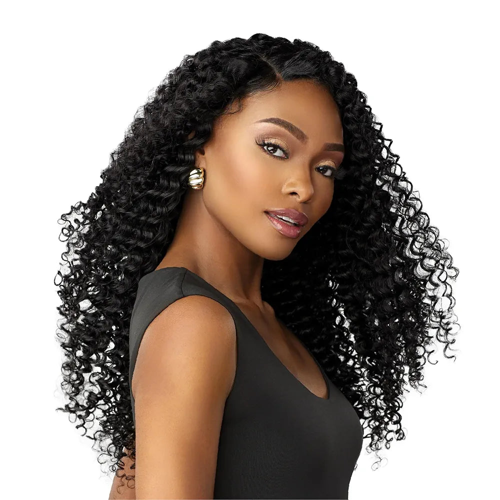 Sensationnel Human Hair Empire Bundles Weave - Burmese Curl 1 NATURAL