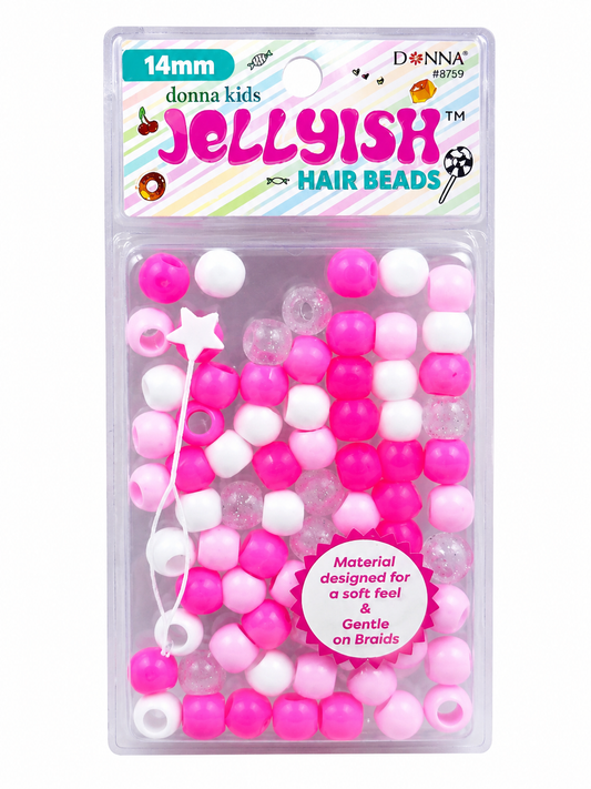 Donna Kids 14mm Jellyish Beads #8759GP Pink Mix -pc