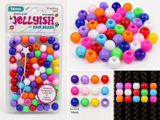 Donna Kids 14mm Jellyish Beads #8760GP Asst -pc