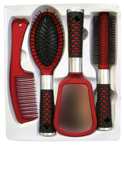 MAGIC GOLD Doo-Oh 4pcs Hair Brush Set