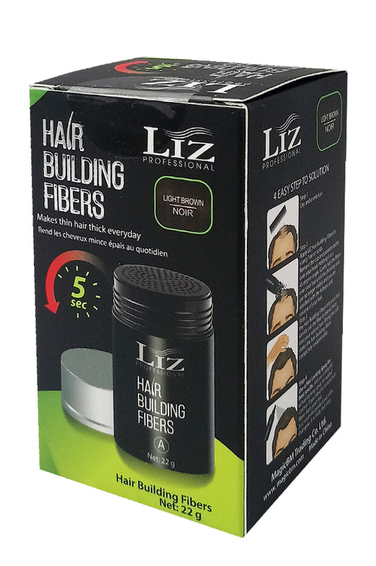 Liz Hair Building Fibers - Light Brown (22 g)
