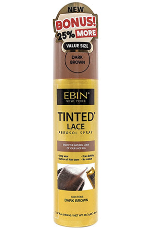Ebin Tinted Lace Spray(150ml)-DarkBrown