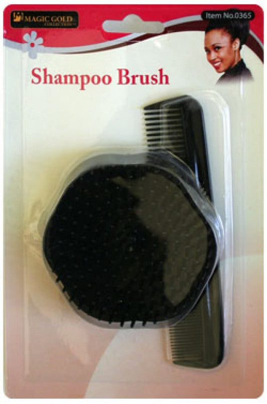 Magic Gold Shampoo Brush with Comb #0365 - D