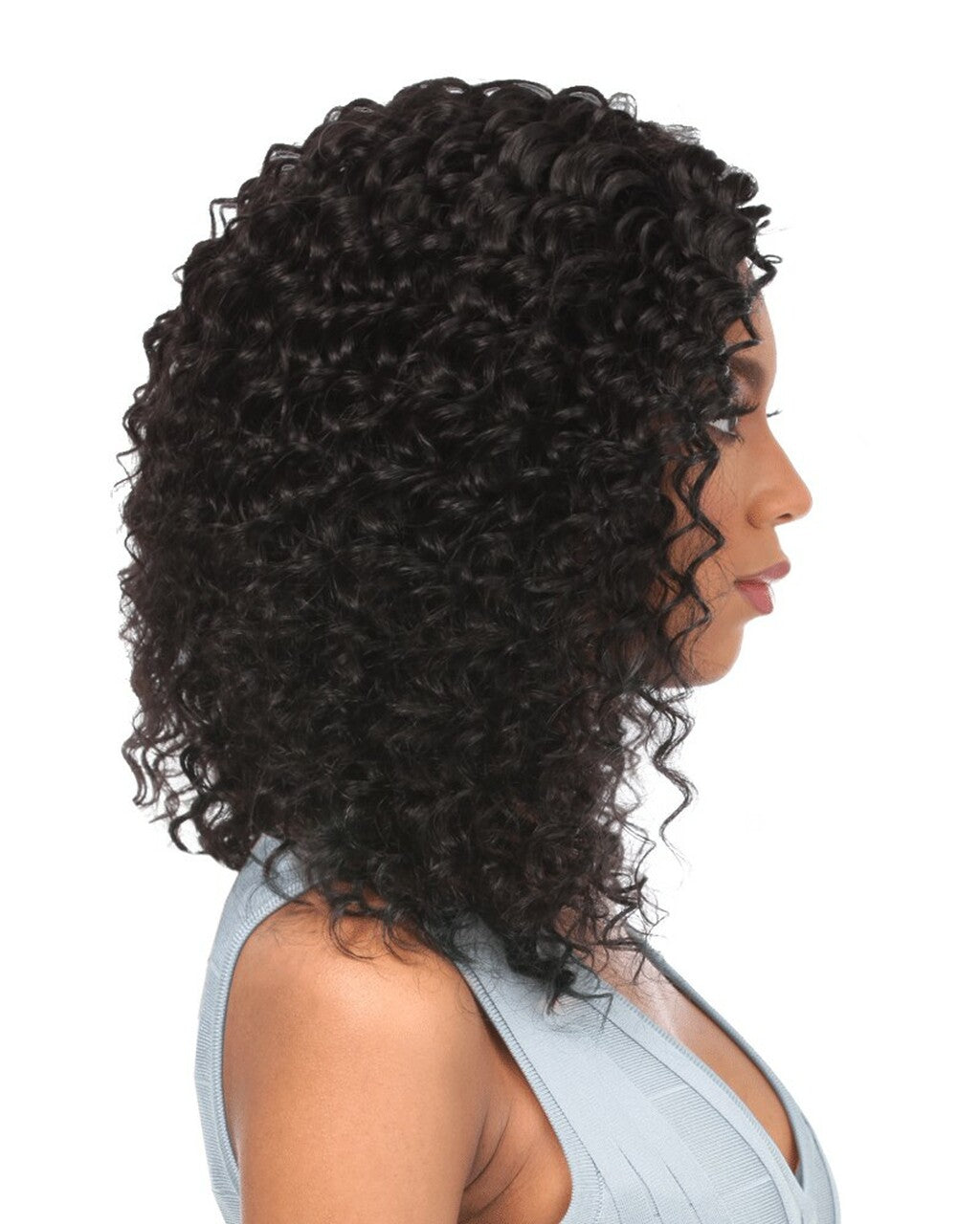 Sensationnel Empire Human Hair Weave 4pcs Multi Length + Free Closure - Deep Wave 12"14"16"