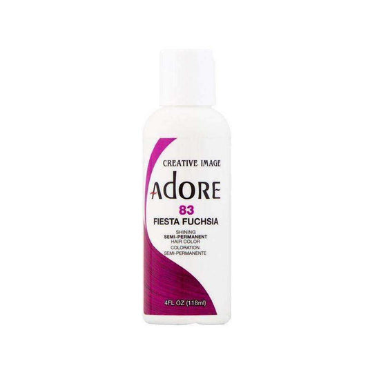 Adore - Semi Permanent Hair Color (4oz) - #083 Fiesta Fuchsia | Miami Beauty Supply