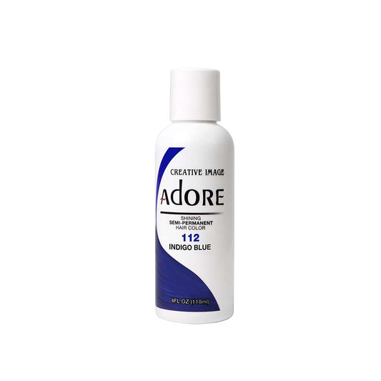 Adore - Semi Permanent Hair Color (4oz) - #112 Indigo Blue | Miami Beauty Supply