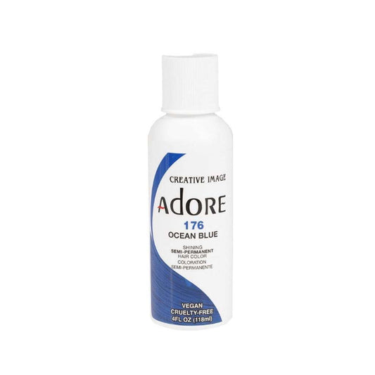 Adore - Semi Permanent Hair Color (4oz) - #176 Ocean Blue | Miami Beauty Supply