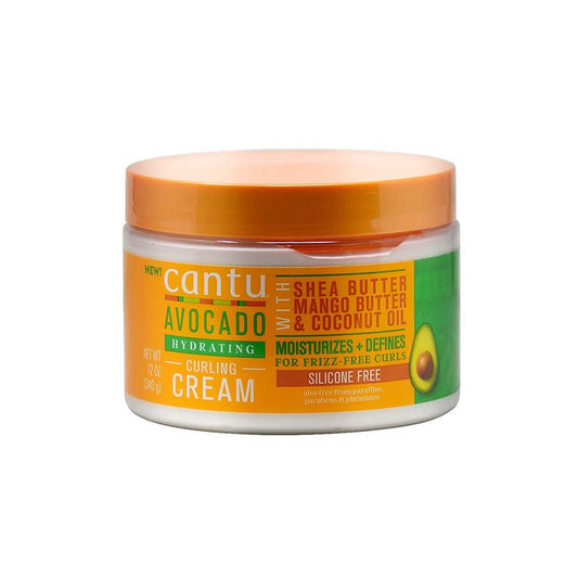 Cantu - Avocado Hydrating Curling Cream Silicon Free (12oz) | Miami Beauty Supply