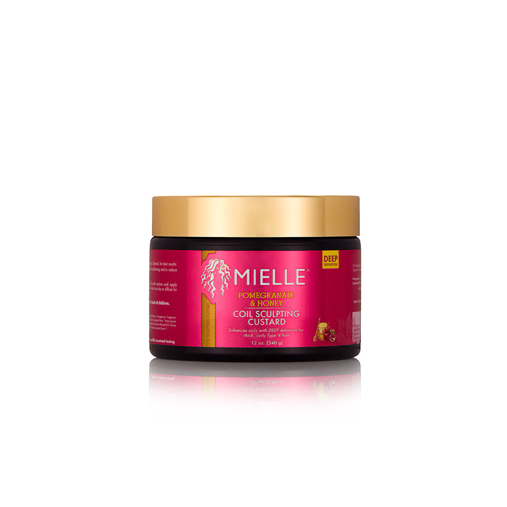 Mielle Organics - Pomegranate & Honey Coil Sculpting Custard (12oz) | Miami Beauty Supply