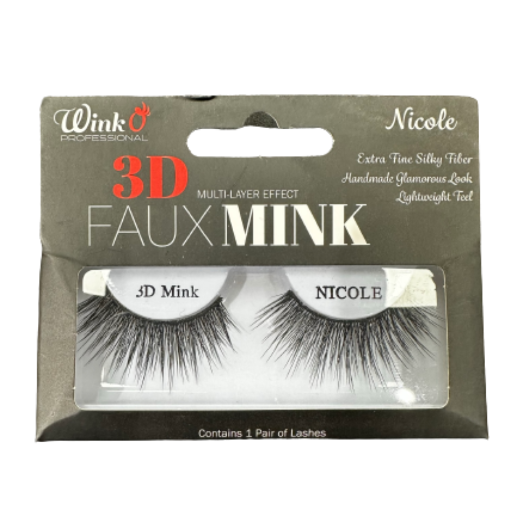 Wink O 3D Faux Mink Multi-Layer Effect Eyelash | Miami Beauty Supply